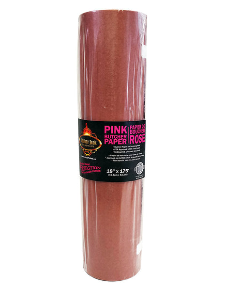 Lumber Jack Pink Butcher Paper