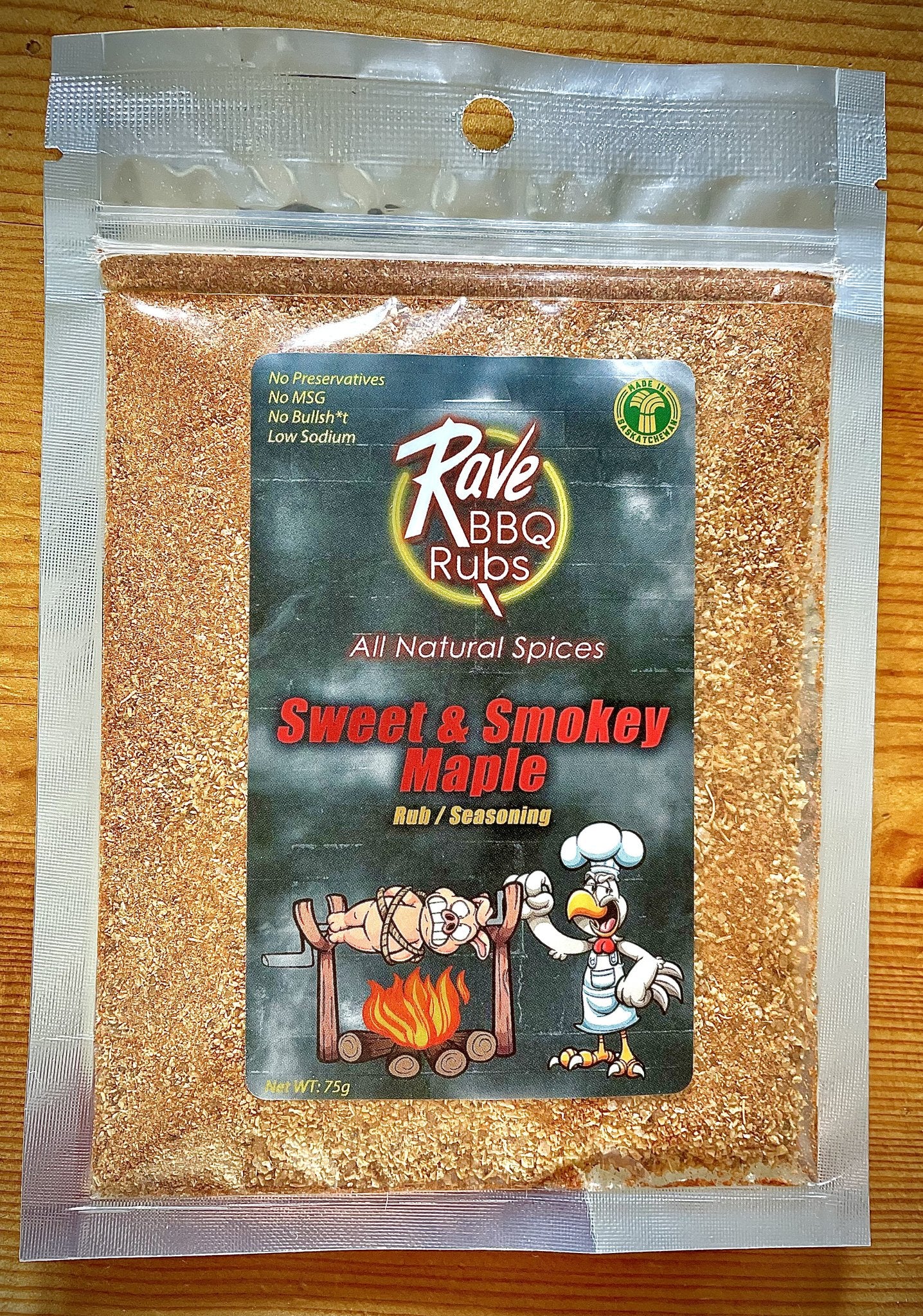 Rave BBQ Rubs - Sweet & Smokey Maple