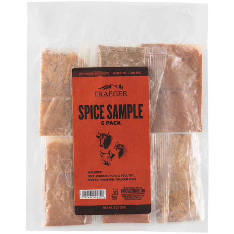 Traeger BBQ Rub and Spices Sample Pack
